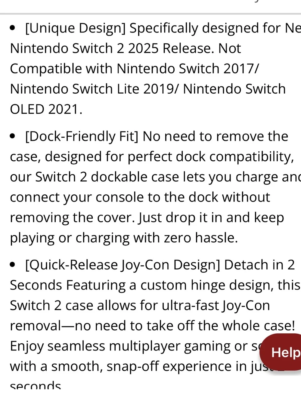 Nintendo Switch 2 All-in-One Case with Card Case Storage plus Flip Stand